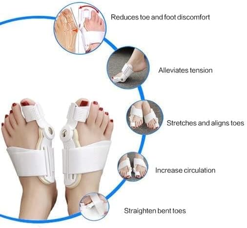 Bunion Support Corrector Belt, Ultra Thin Thumb Corrector Day and Night for Women Men Right and Left