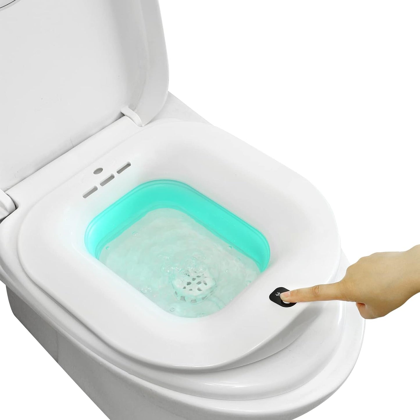 Electric Sitz Bath- Foldable Postpartum Care Basin,Sitz Bath Tub for Soothes and Cleanse Vagina & Anal, Hemorrhoids and Perineum Treatment