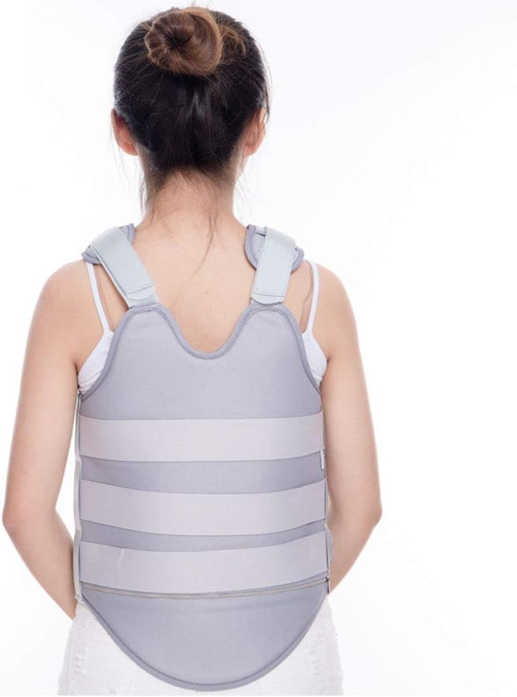 Thoracic Full Back Brace - Treat Kyphosis, Compression Fractures, Upper Spine Injuries, and Pre or Post Surgery with This Hard Lumbar Support