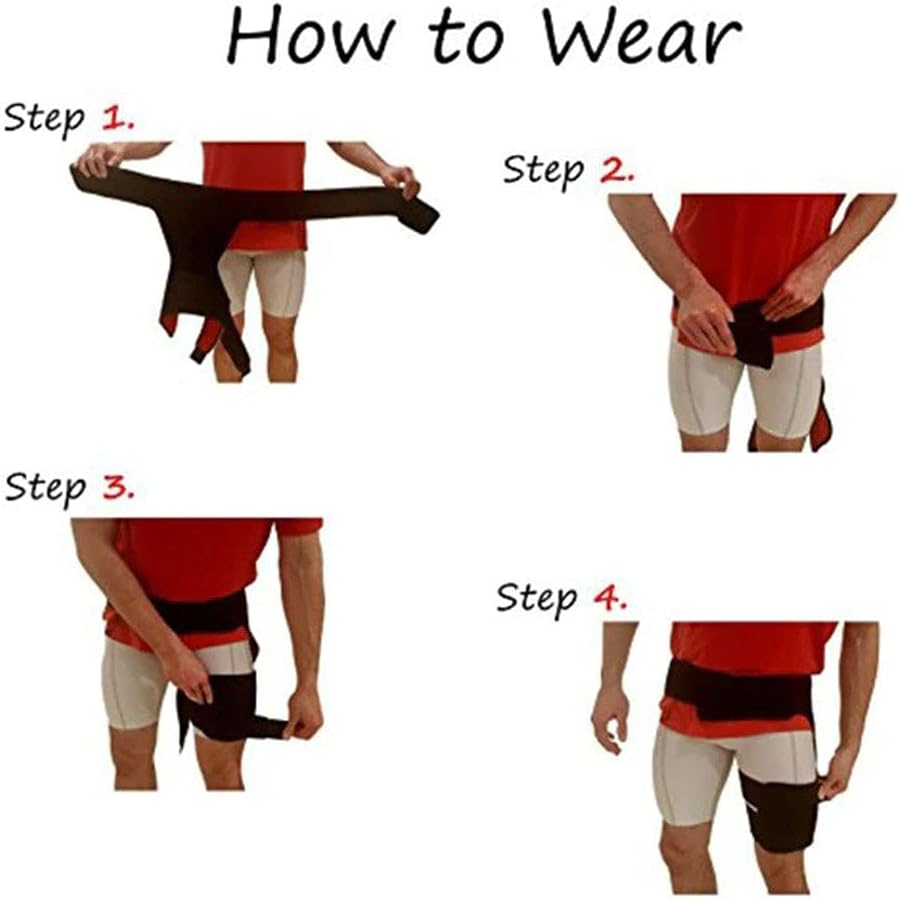Hip Compression Brace with Elastic Straps