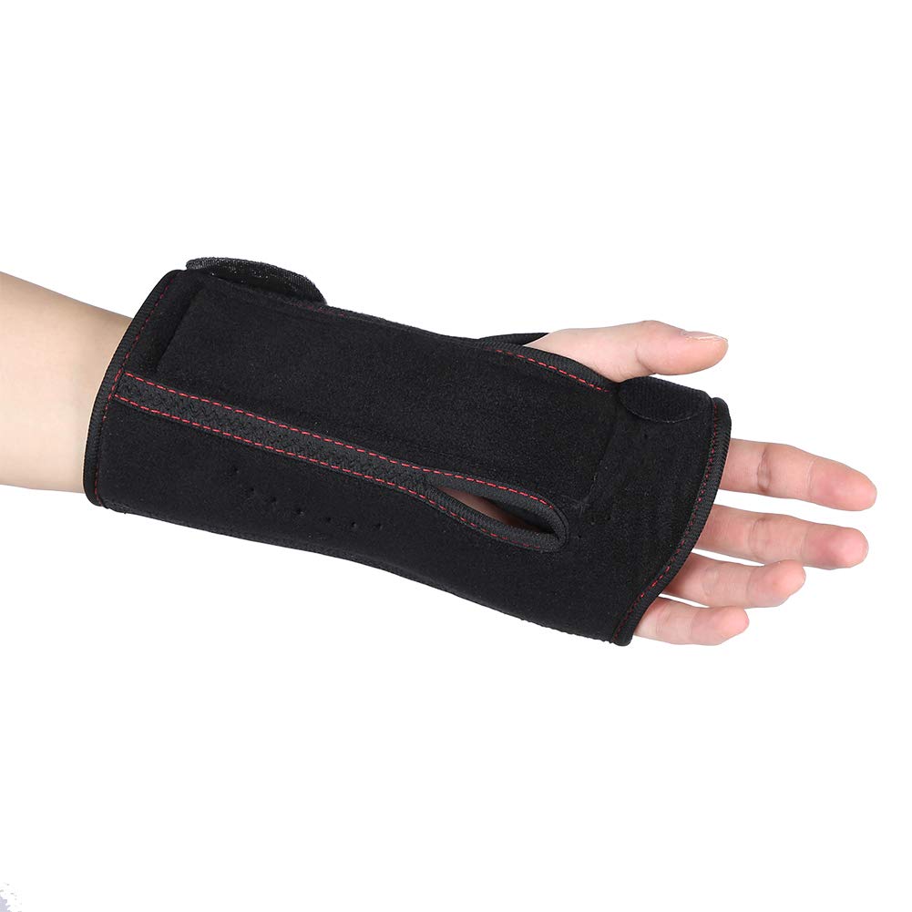 Thickened Breathable Carpal Tunnel Wrist Brace Double Hole Design Left Hand Right