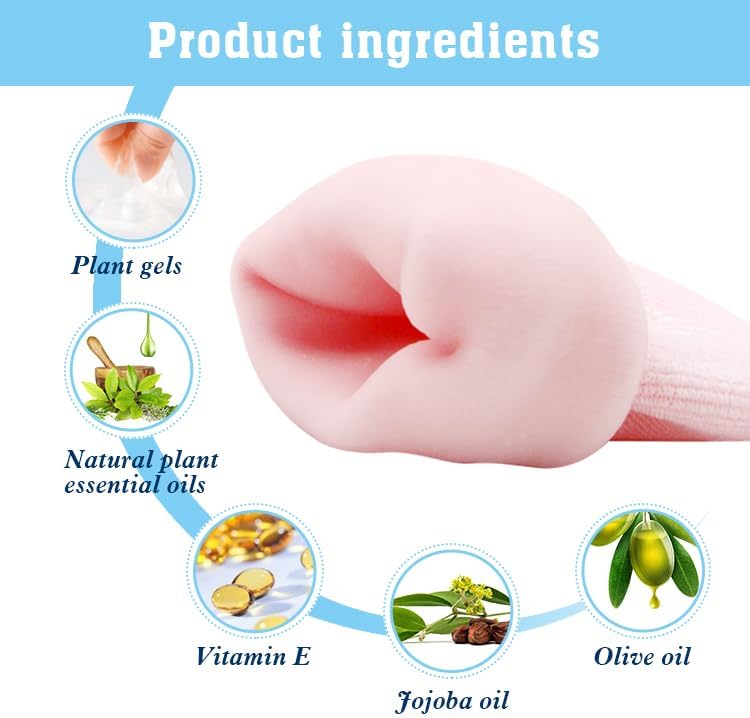 1 Pair Moisturizing Gel Socks