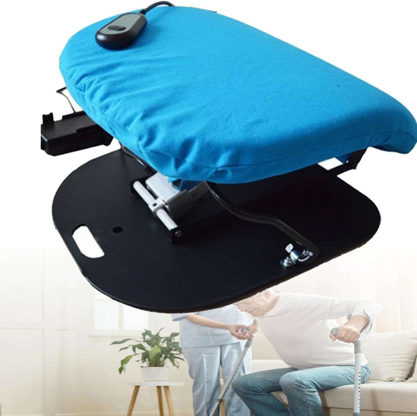 Powered Seat Assist Cushion, Powerful Motor to Assist in Standing Chair Lift Assist Devices Support up to 90KG, Easy Up Performance Health