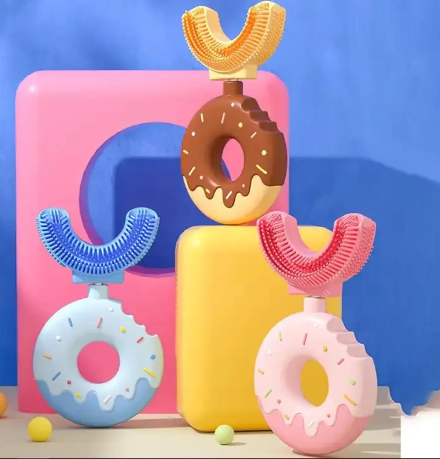 U-Shape Doughnut Toothbrush