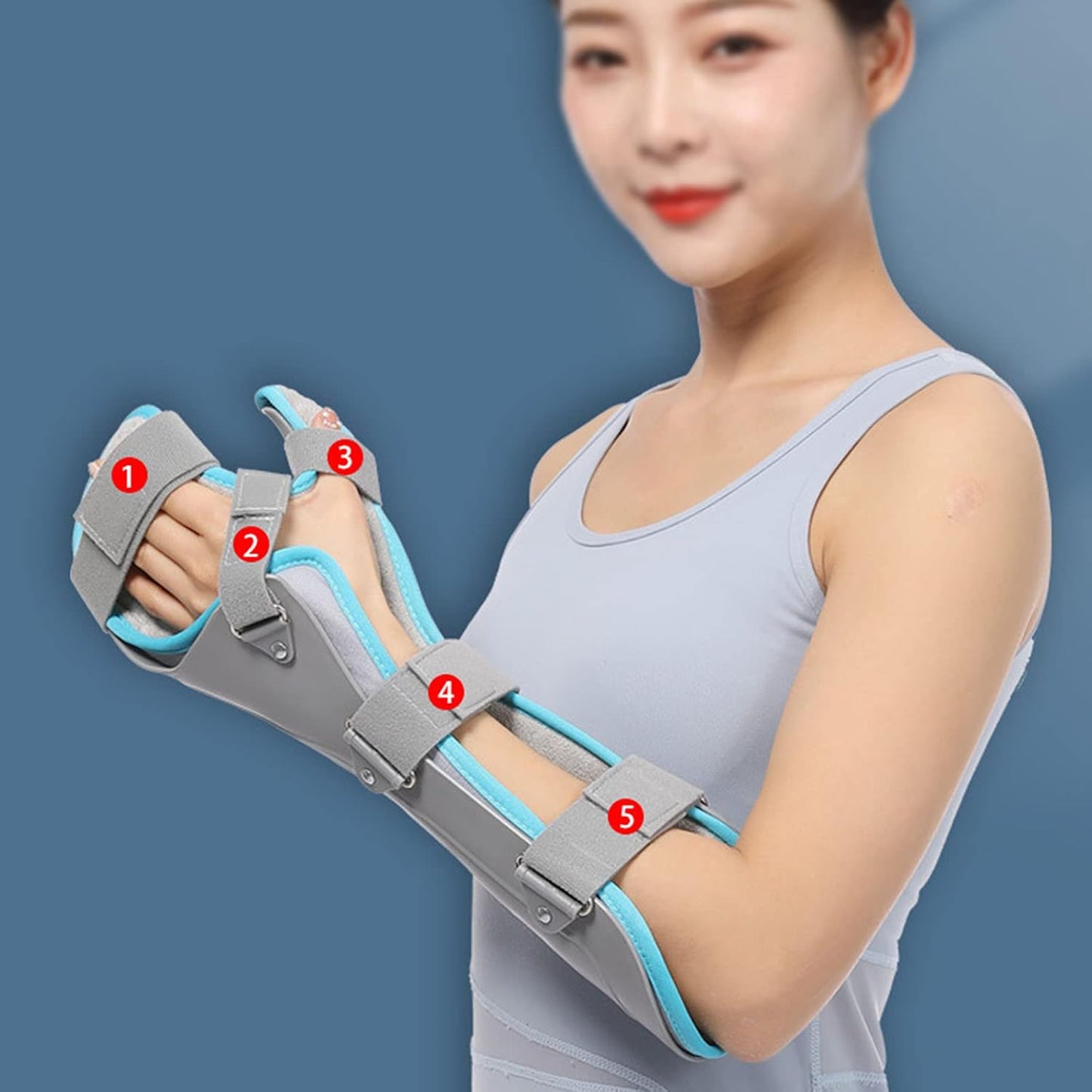 Wrist Splint Support Immobilizer for Sprain Arthritis Tendonitis Pain Relief