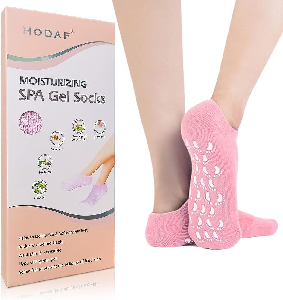 1 Pair Moisturizing Gel Socks