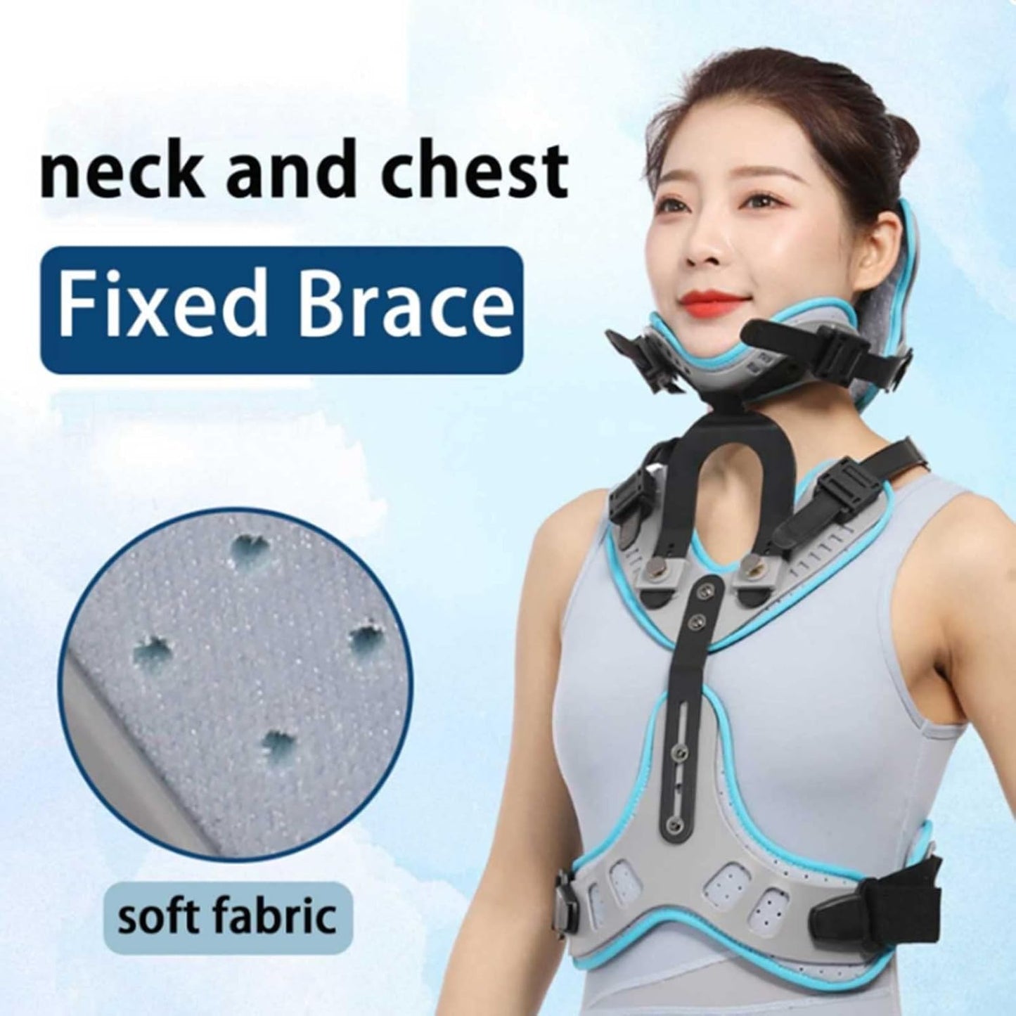 Adjustable Head Neck Chest Orthotics