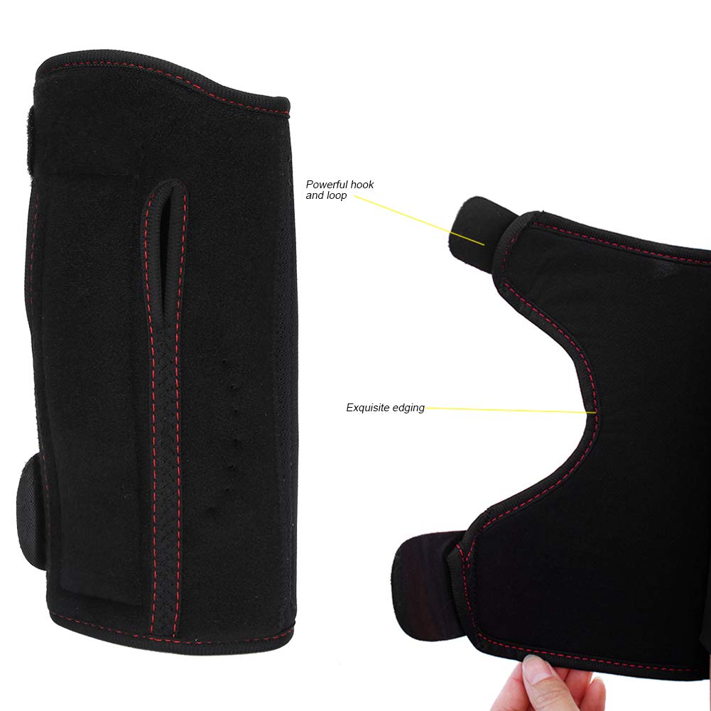 Thickened Breathable Carpal Tunnel Wrist Brace Double Hole Design Left Hand Right