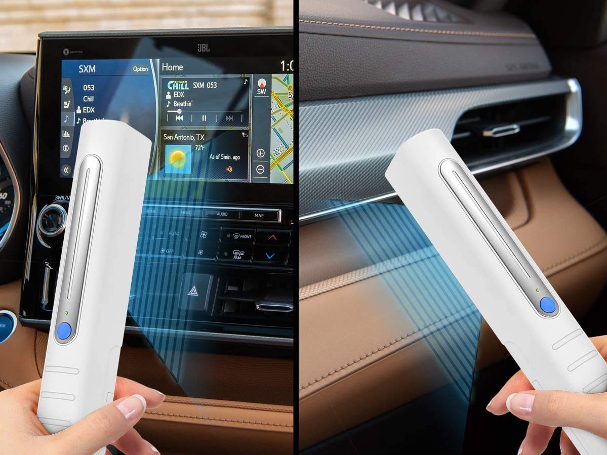 Steri Wand - Portable Ultra Violet Sanitizing Light Germ Wand UV Light Sanitizer Wand Germ Killer (White)