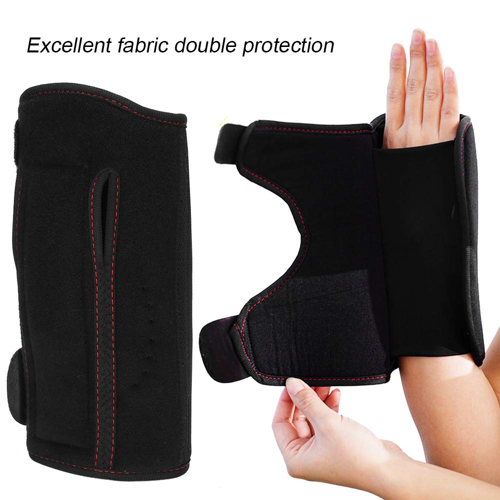 Thickened Breathable Carpal Tunnel Wrist Brace Double Hole Design Left Hand Right