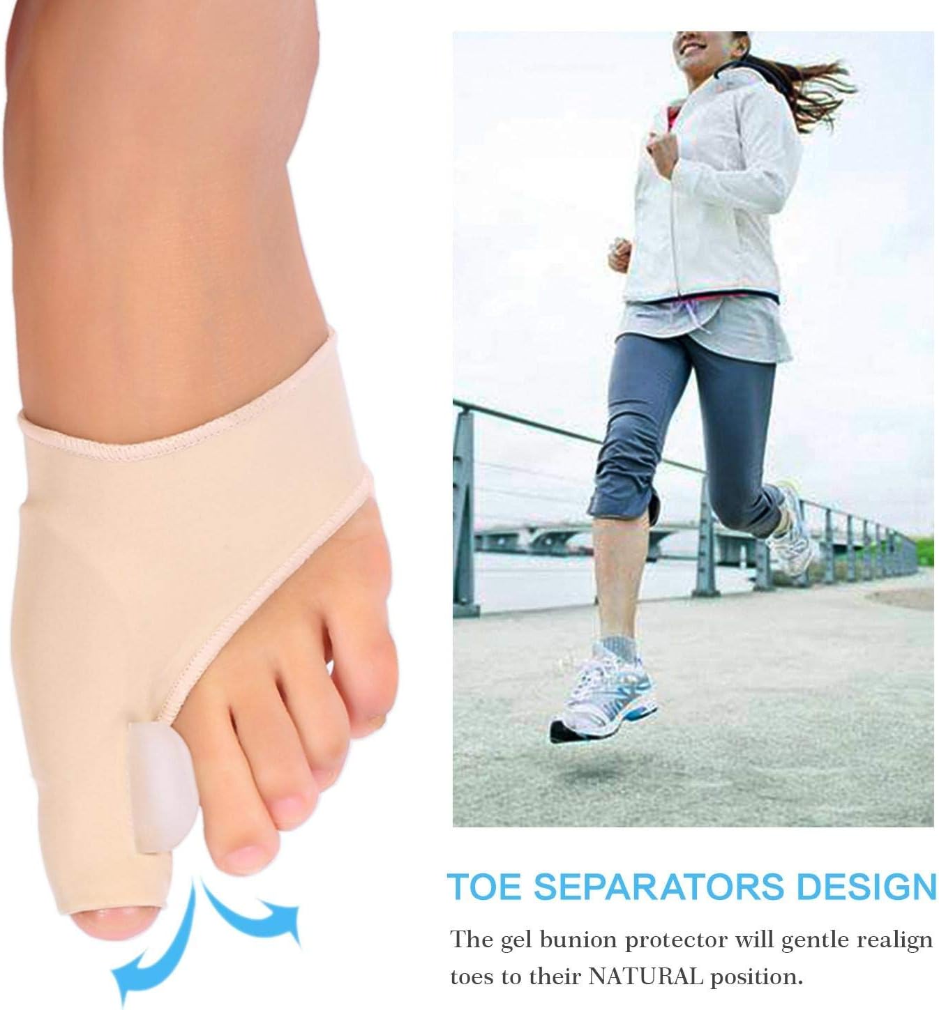 Bunion hallux valgus relief foot pain socks