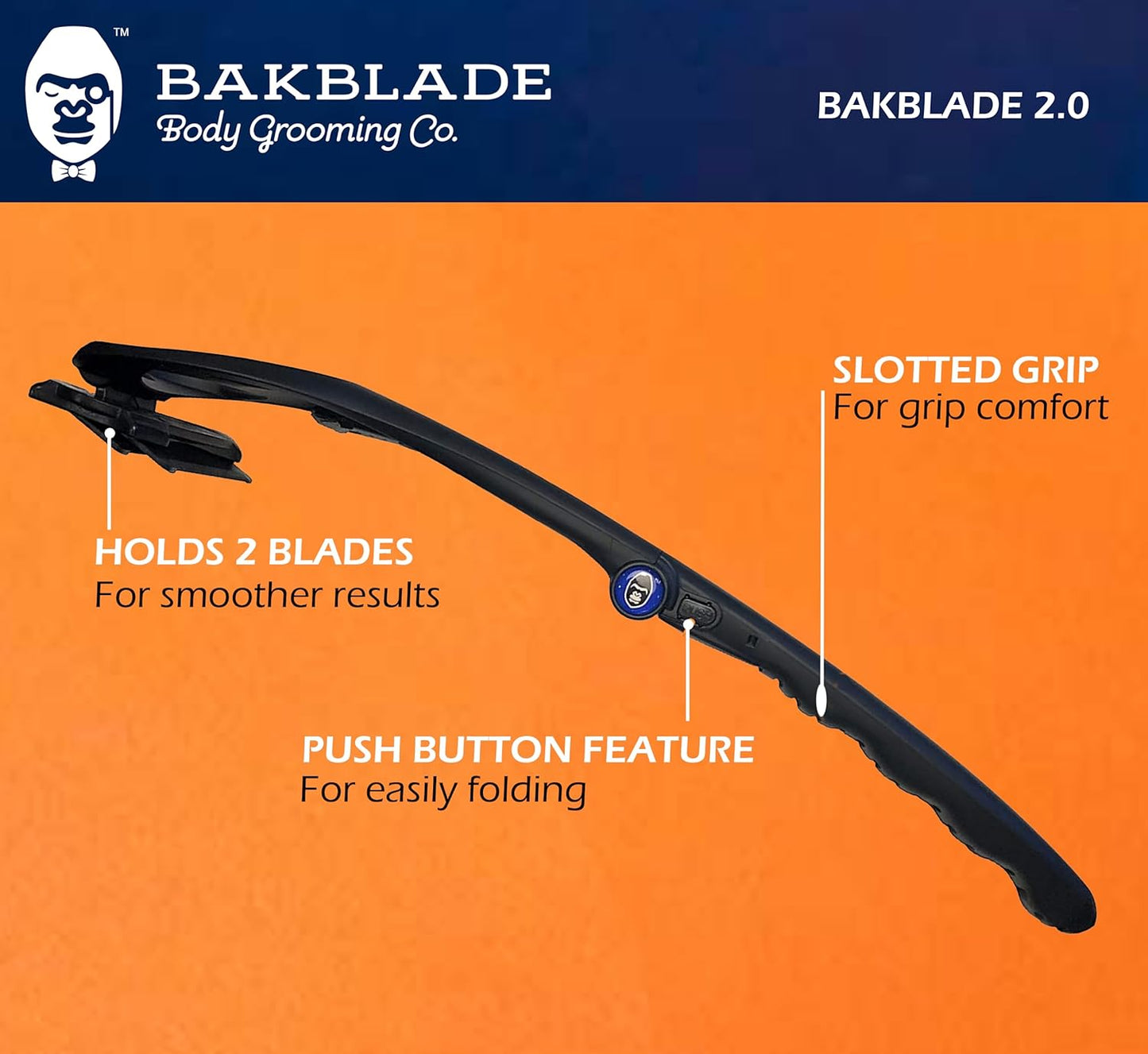 Bakblade 2.0 Back Shavers for Men