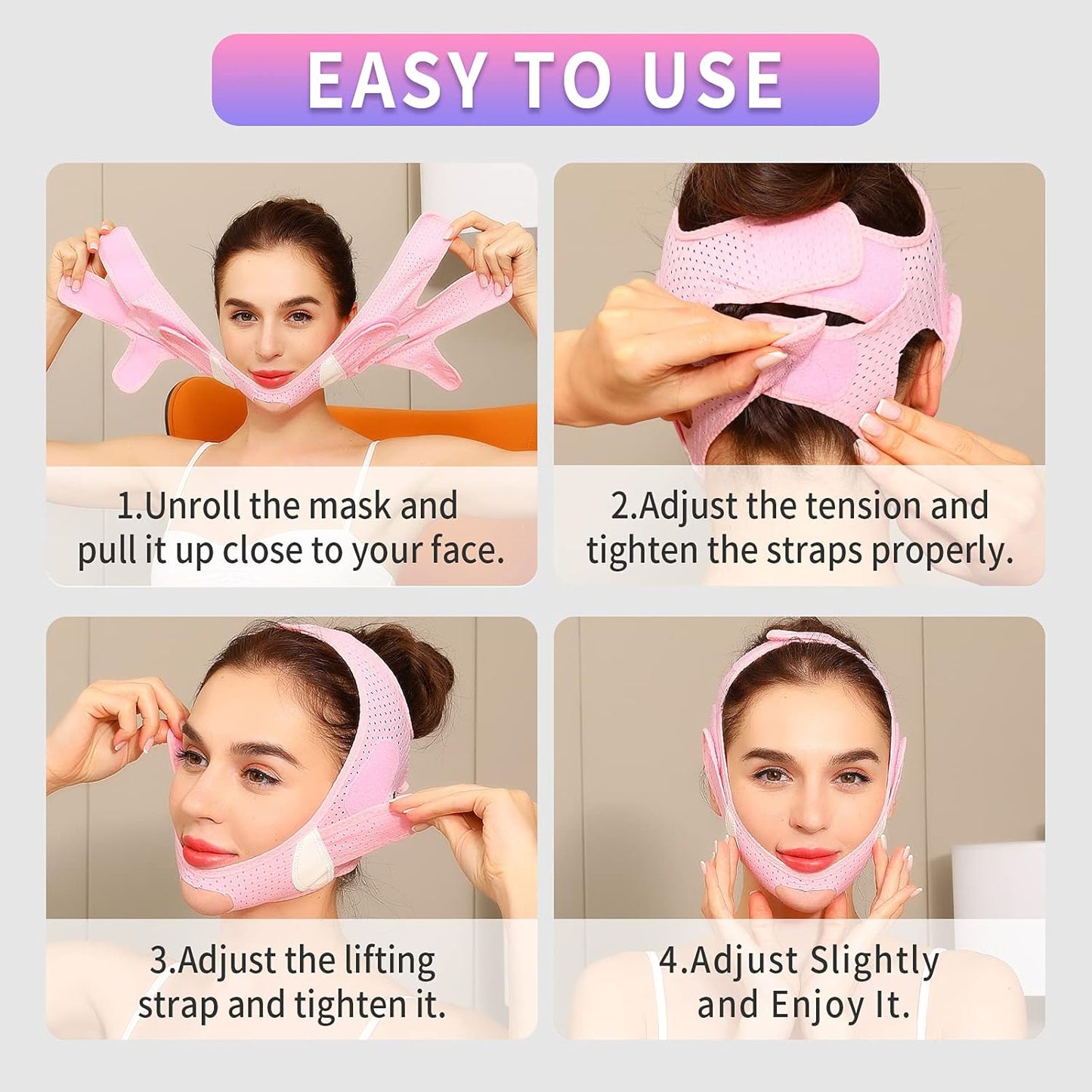 V Line Lifting Mask, Double Chin Reducer