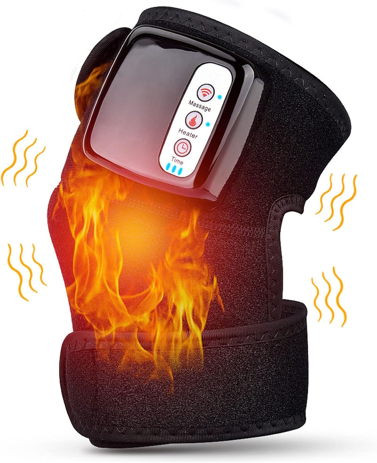 3in1 Electric Heating Knee Massager Far Infrared Joint Brace Support
