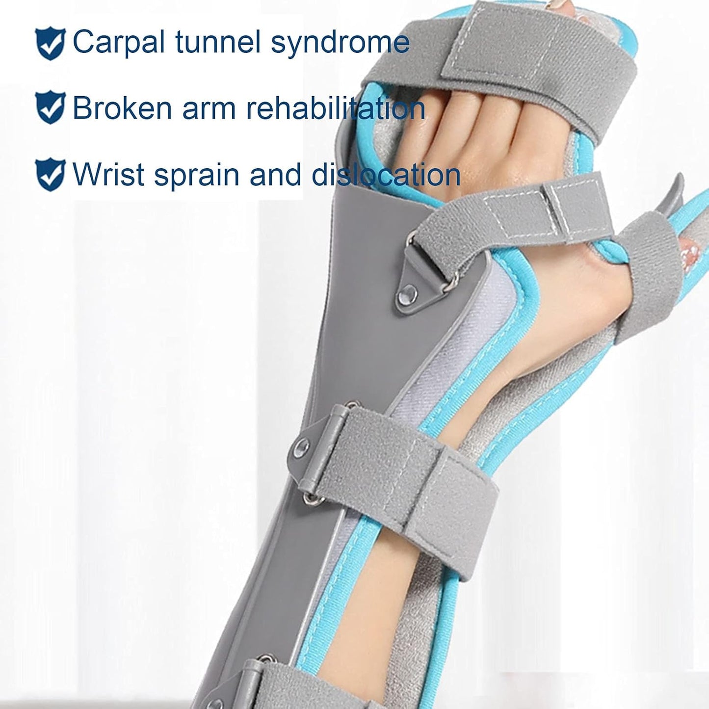 Wrist Splint Support Immobilizer for Sprain Arthritis Tendonitis Pain Relief