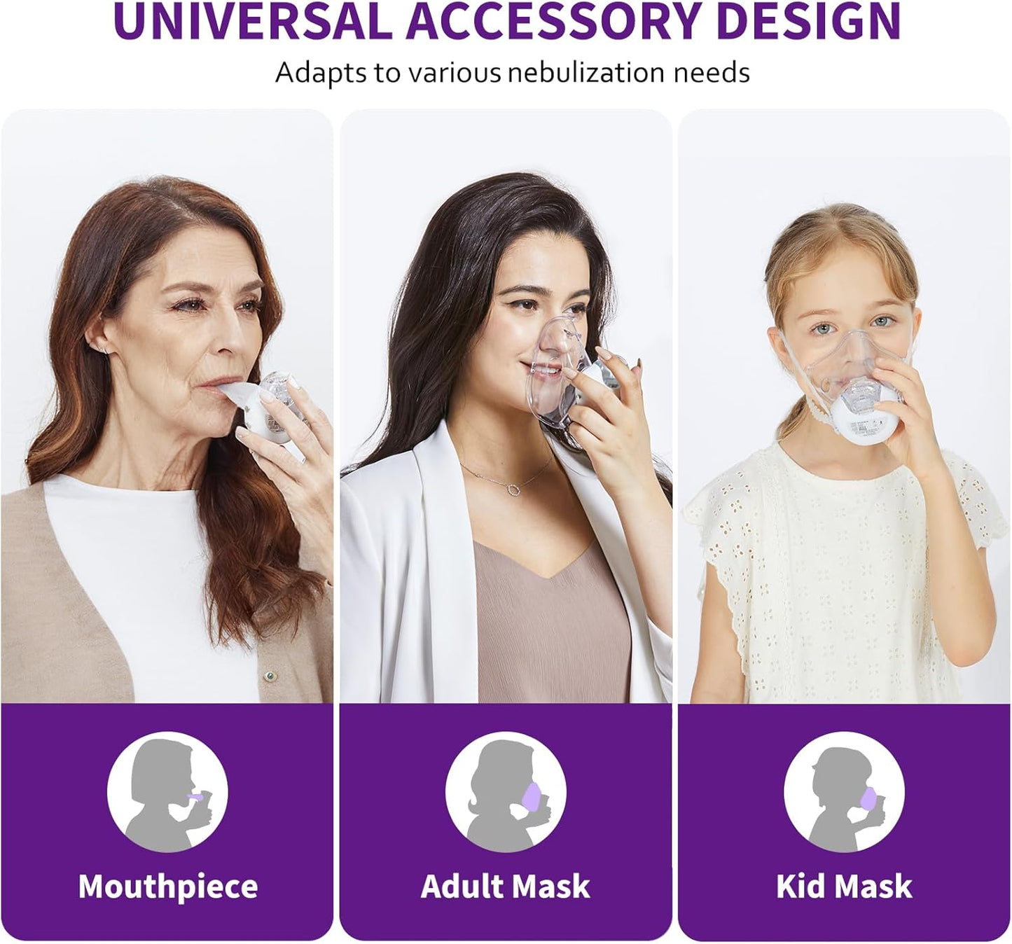FEELLIFE PORTABLE MESH NEBULIZER AIR MASK