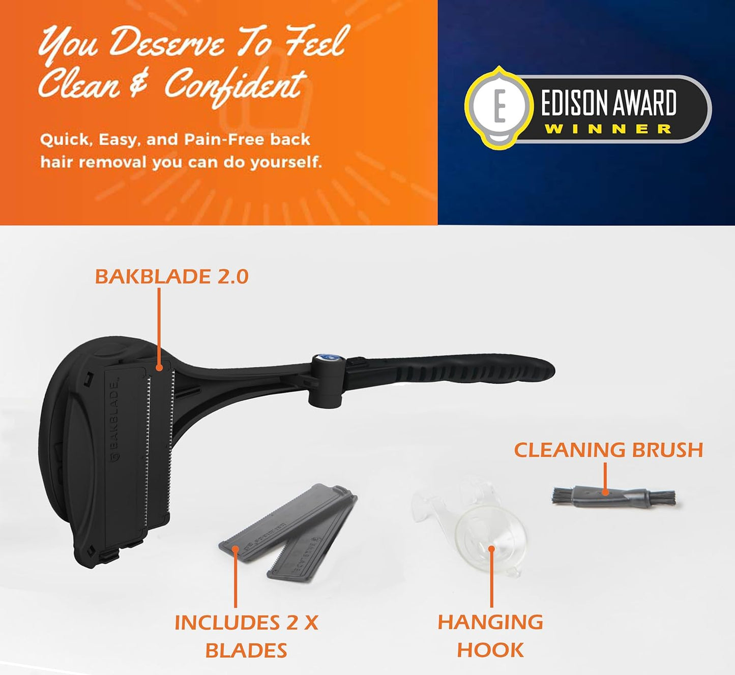 Bakblade 2.0 Back Shavers for Men