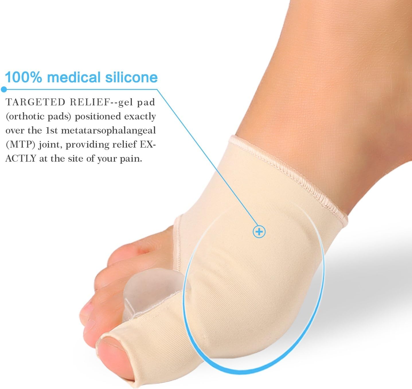 Bunion hallux valgus relief foot pain socks