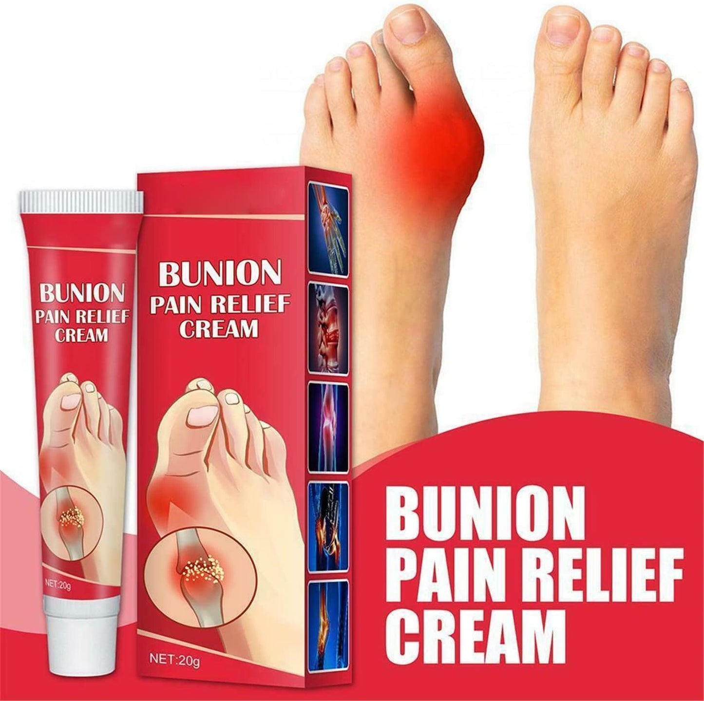 Bunion Toe Stiffness Relief Cream,