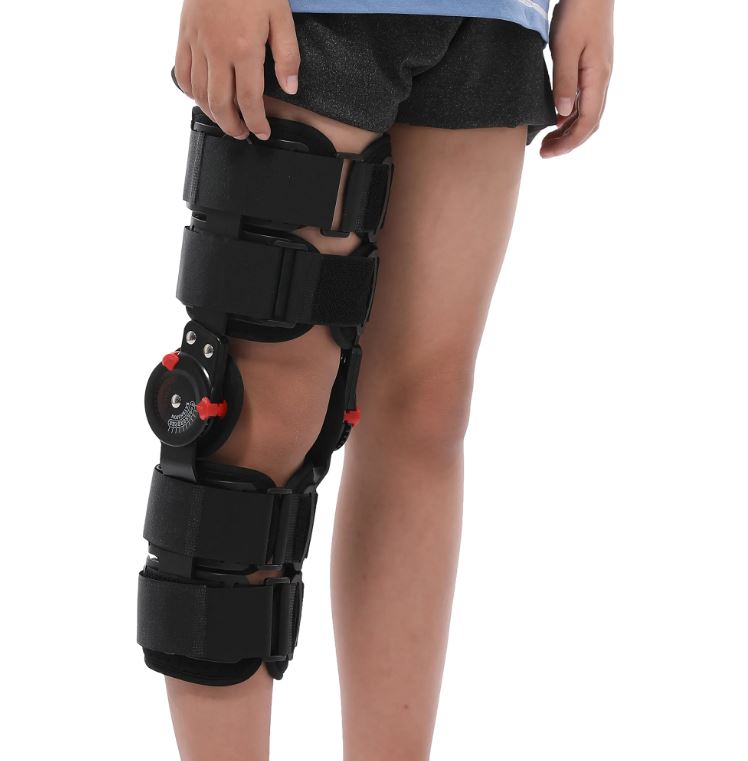 Hinged ROM Adjustable Knee Brace Children