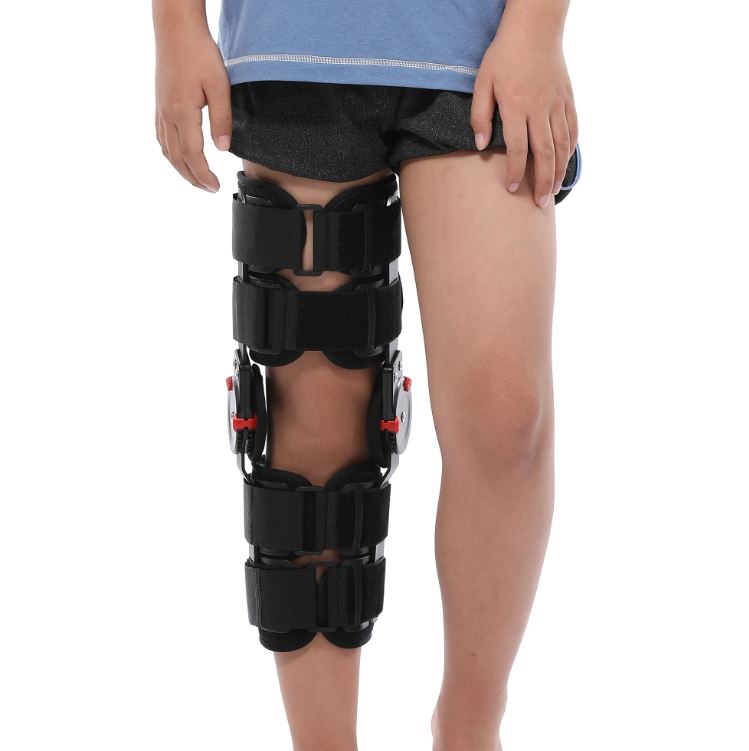 Hinged ROM Adjustable Knee Brace Children