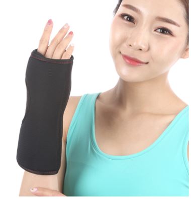Thickened Breathable Carpal Tunnel Wrist Brace Double Hole Design Left Hand Right