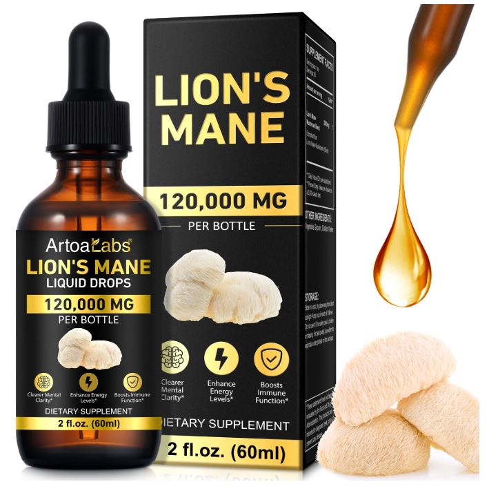 Lions Mane Mushroom Supplement Drops