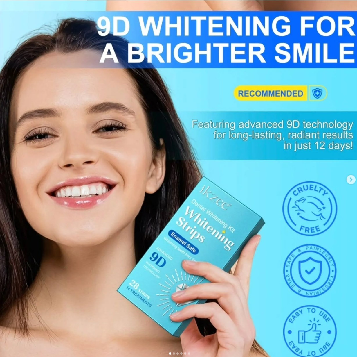 9D Teeth Whitening Strips