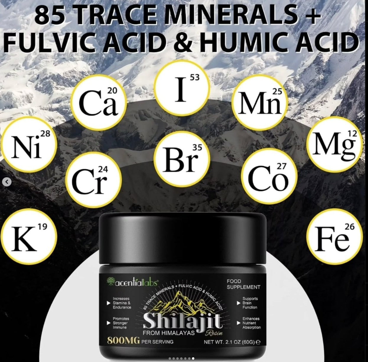 Pure Himalayan Shilajit Resin 60g