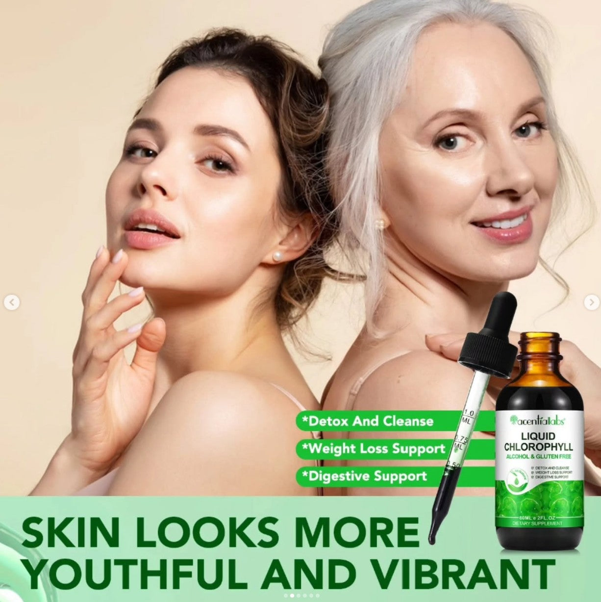 Chlorophyll Liquid Drops