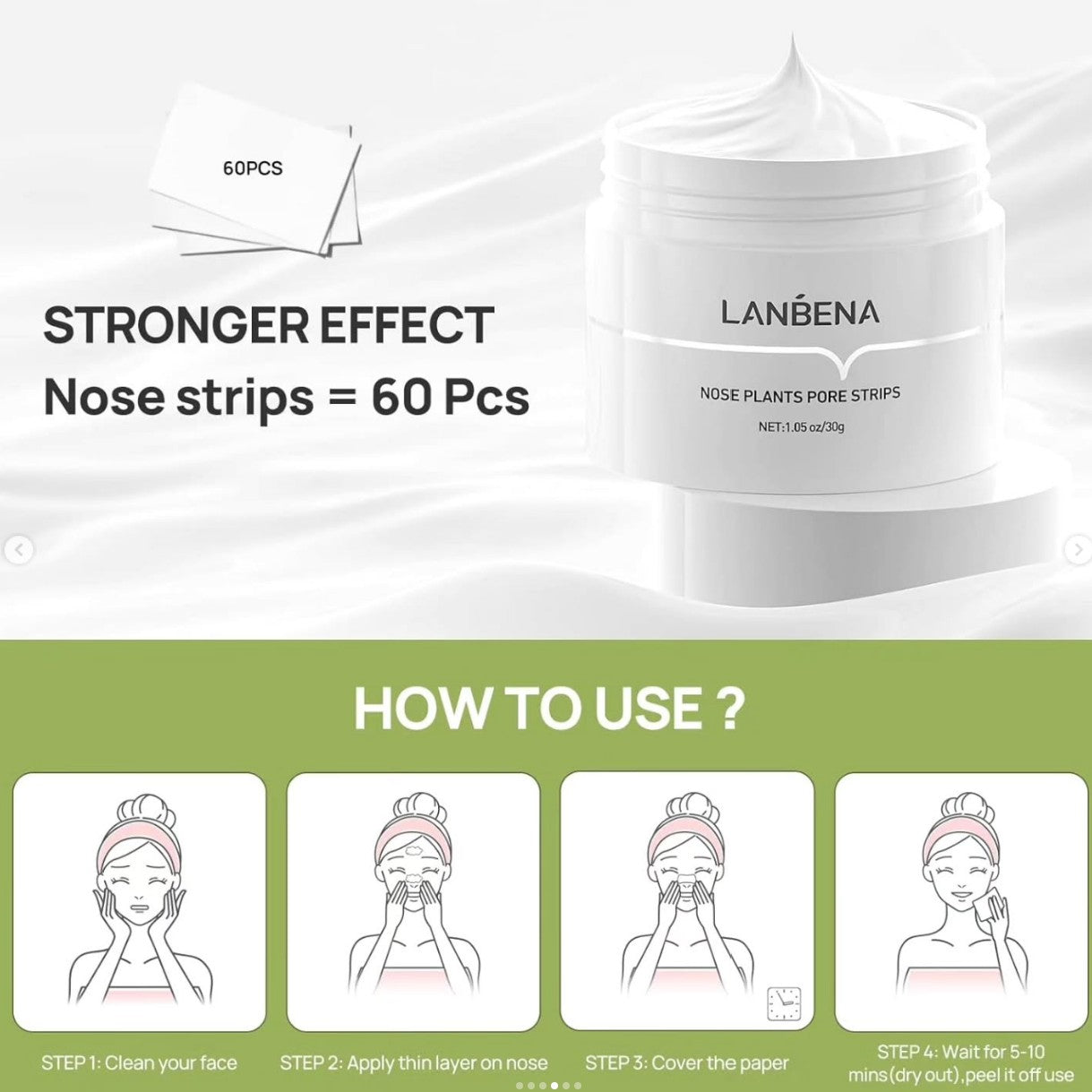 LANBENA Nose Pore Strips