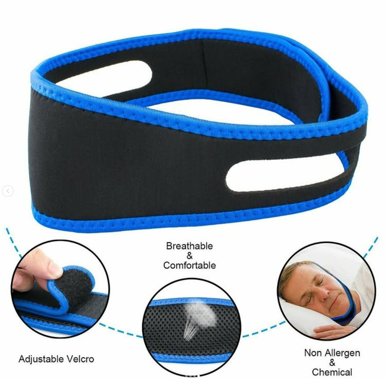 Anti Snoring Chin Strap Sleep Apnea Support