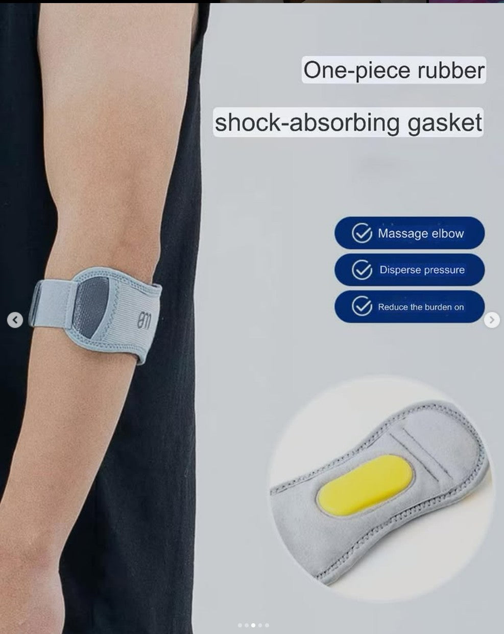 Professional tennis elbow straps