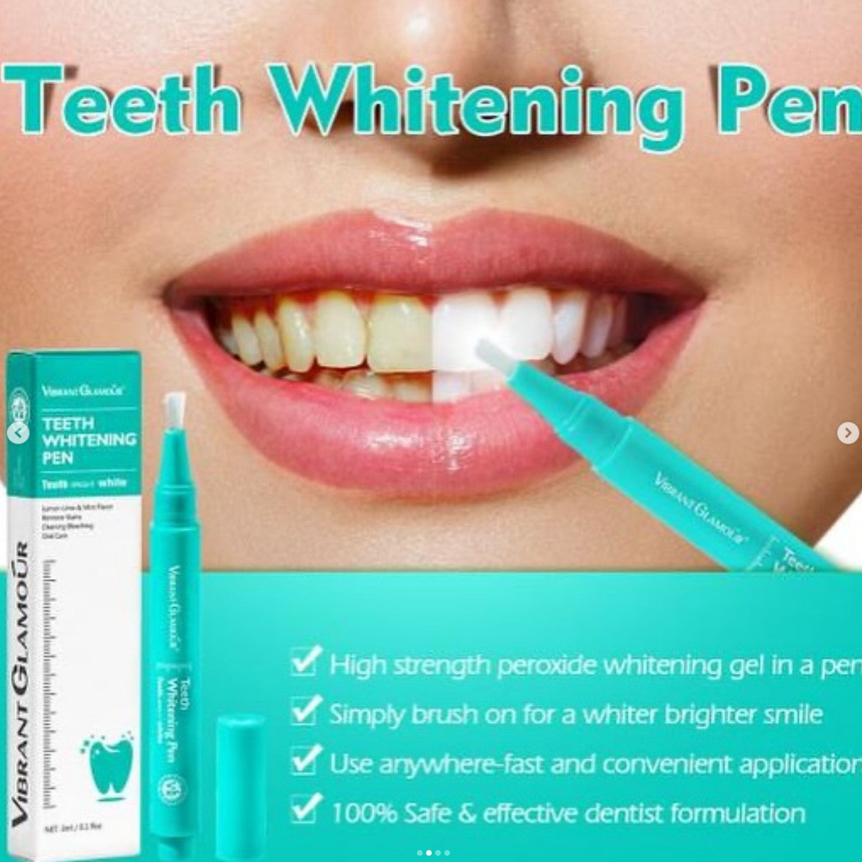 Vibrant Glamour teeth whitening pen