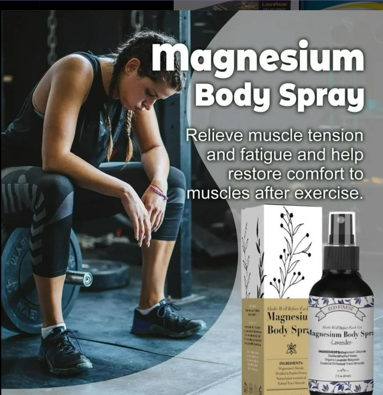 Organic Magnesium Oil Spray – 60 ml