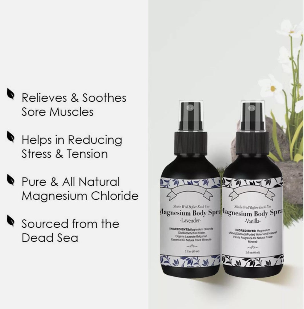 Organic Magnesium Oil Spray – 60 ml