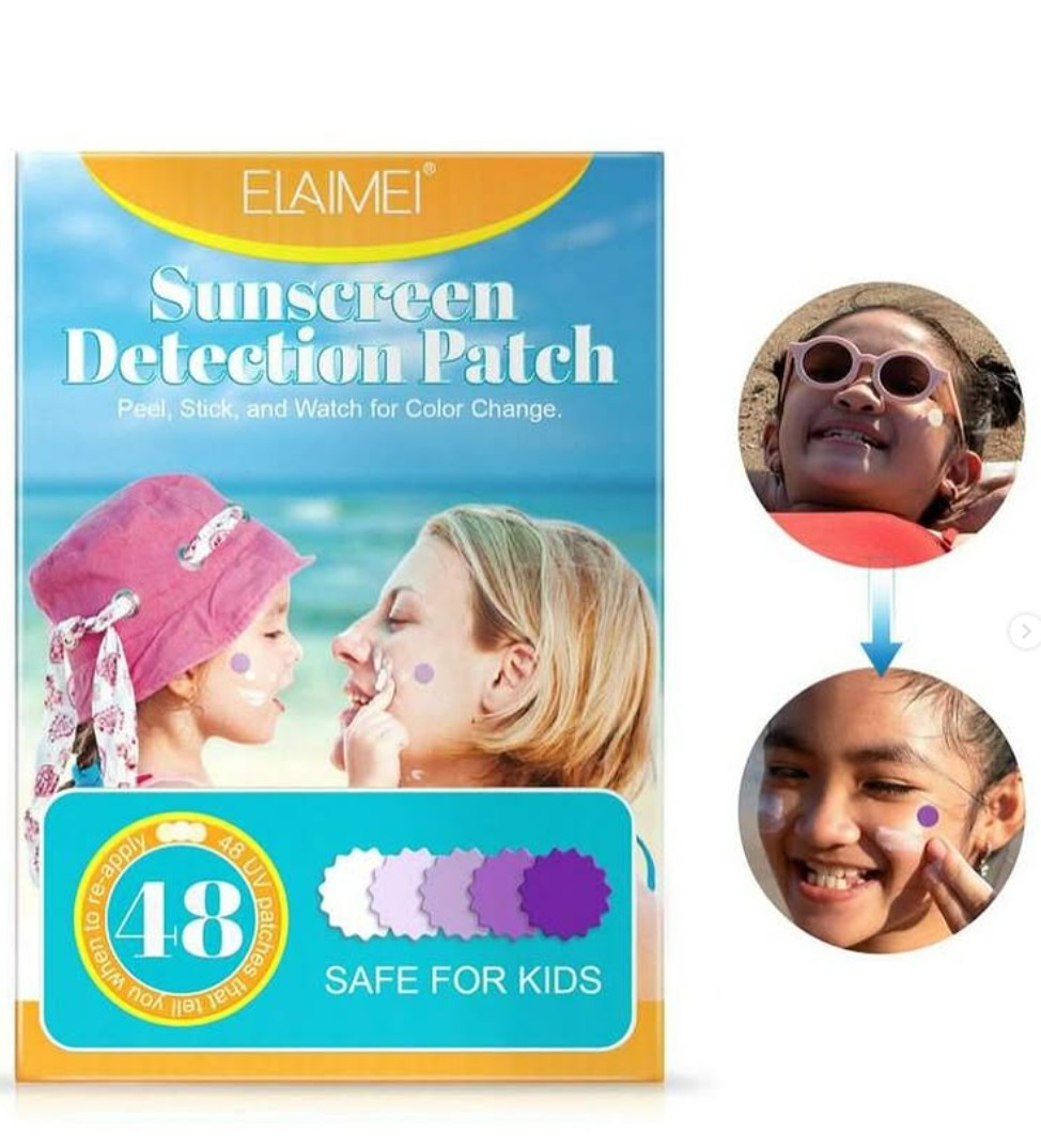 UV Stickers Sun Protection Patches, 48 pcs