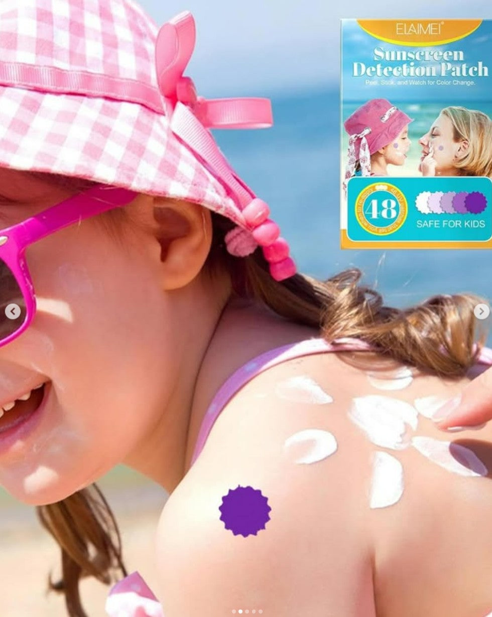 UV Stickers Sun Protection Patches, 48 pcs
