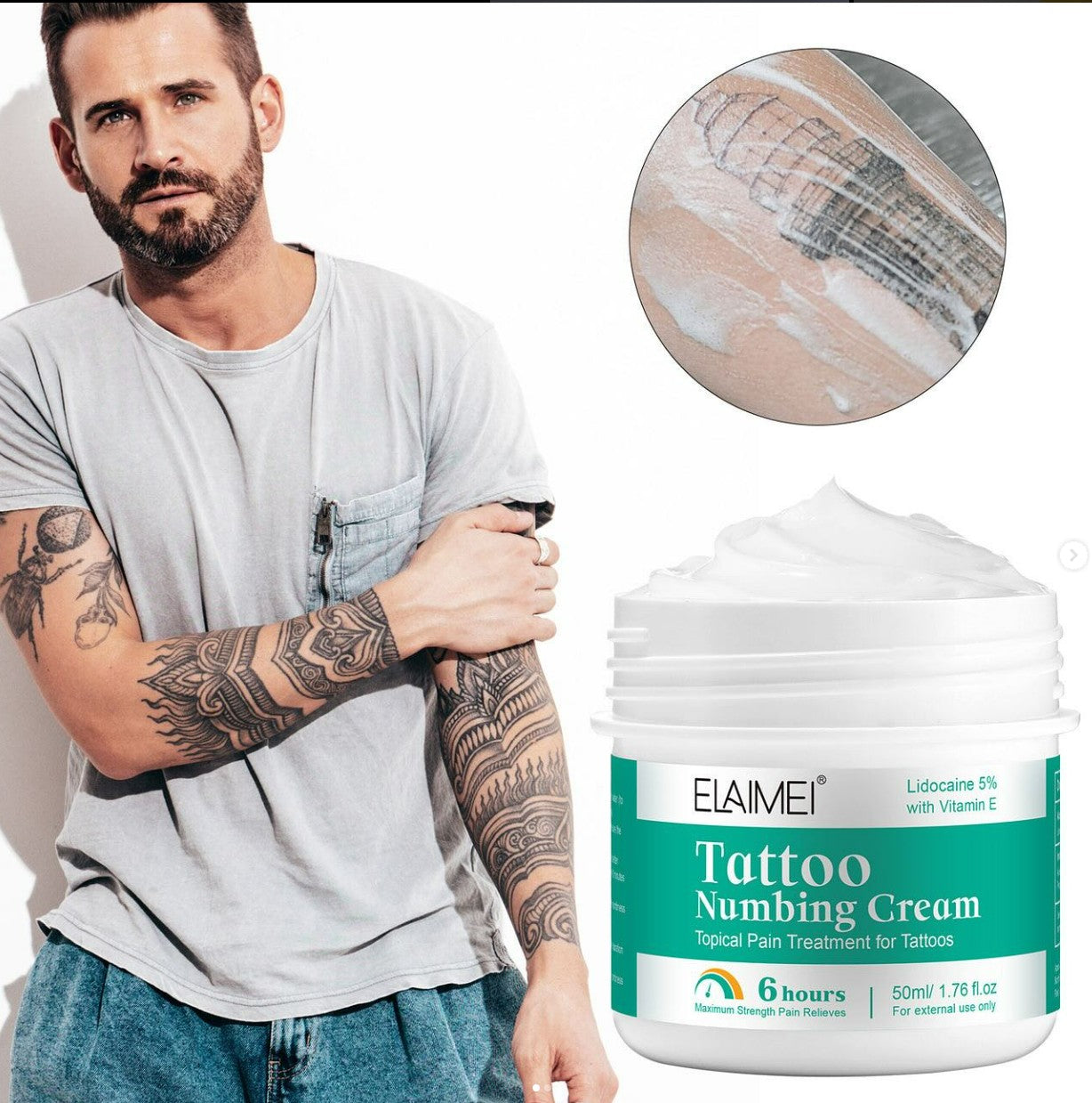 Tattoo Numbing Cream
