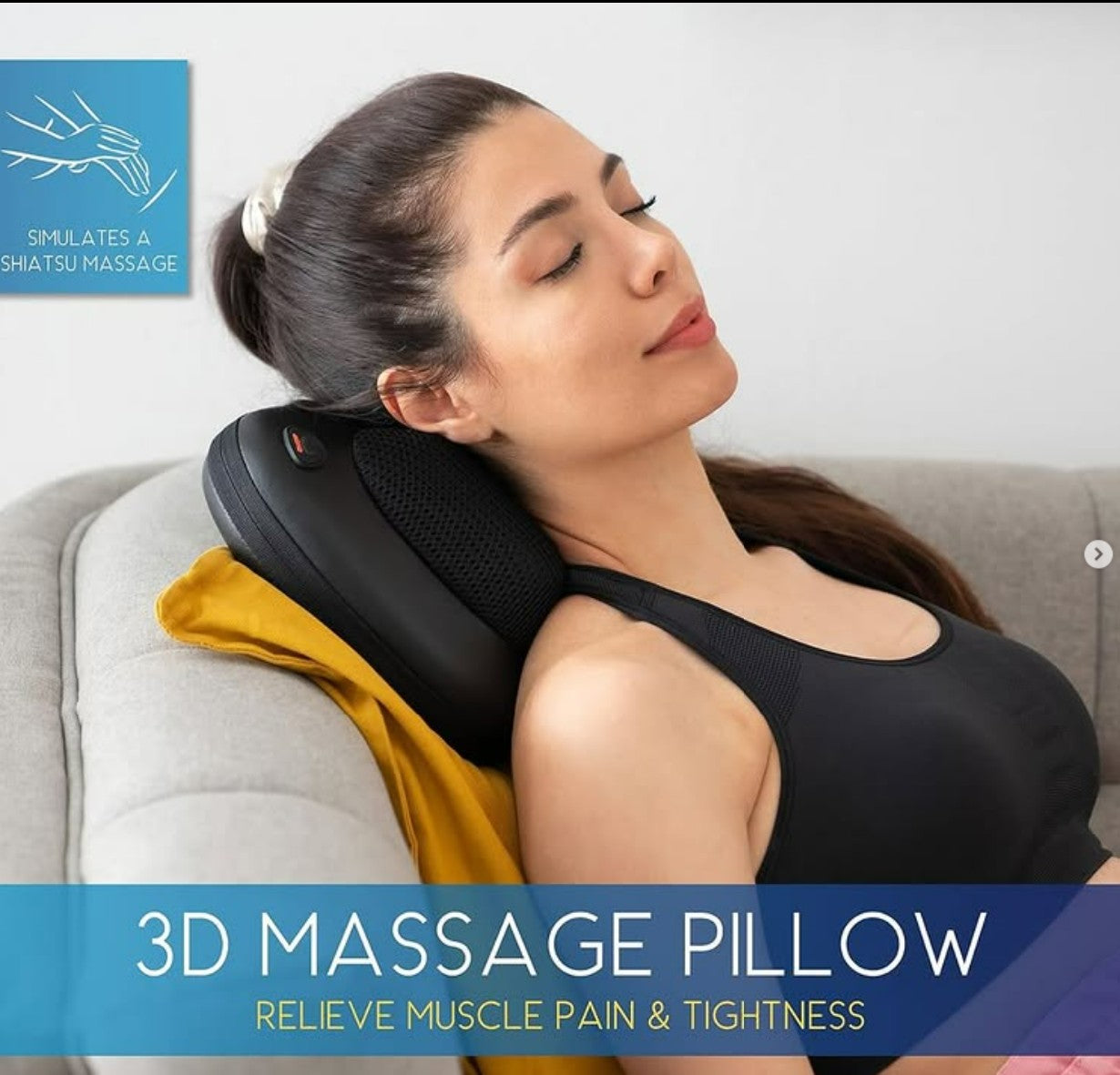Shiatsu Massager Cushion with Heat