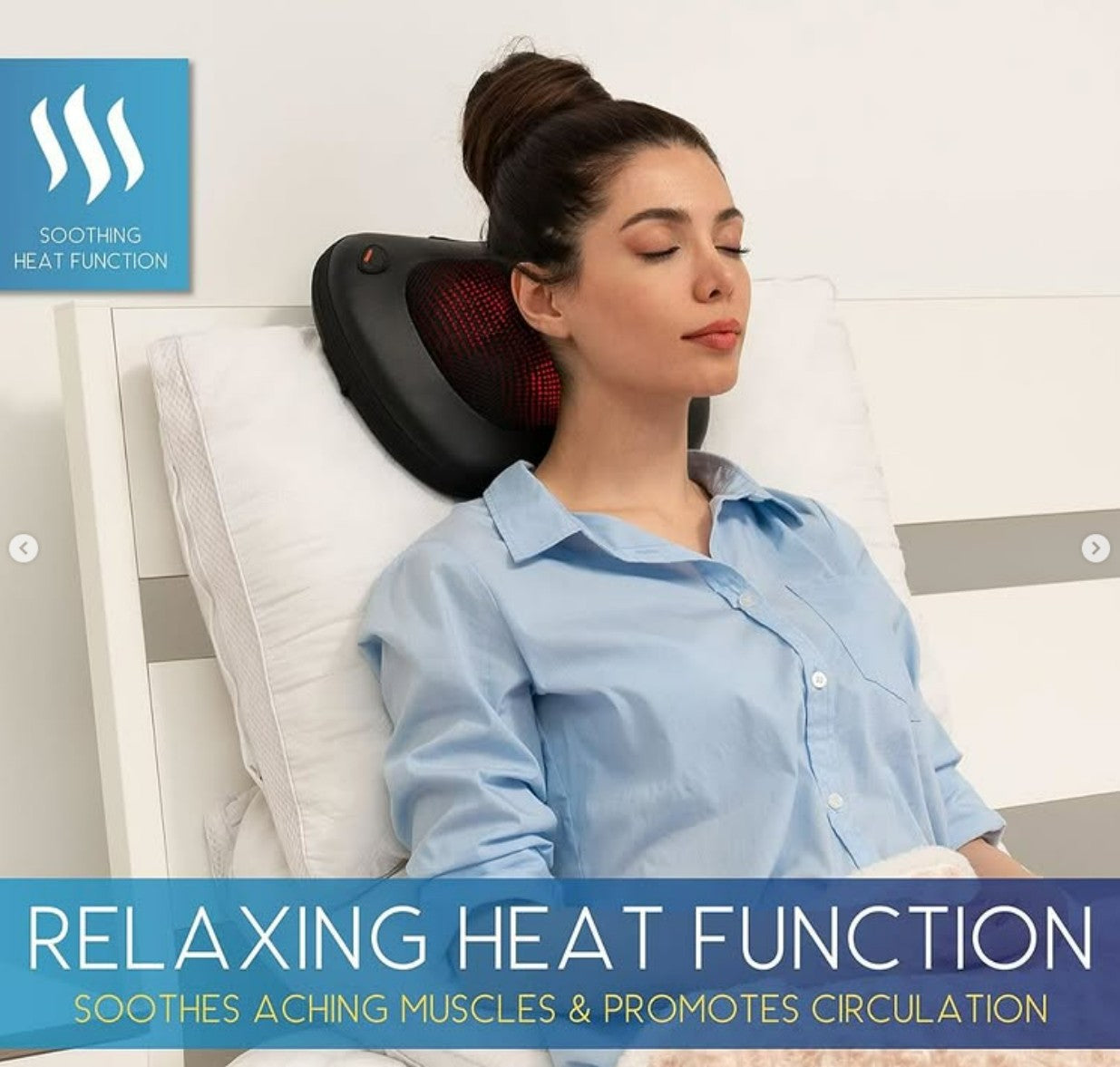 Shiatsu Massager Cushion with Heat
