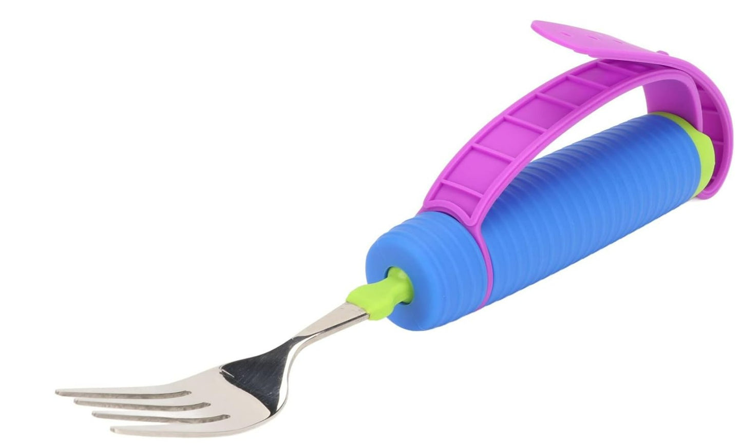 360 Degree Adaptive Utensil Fork, Stainless Steel Adjustable, Easy Grip Fork