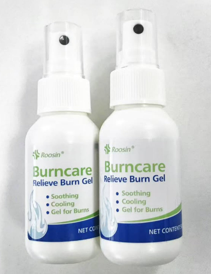Roosin Burncare Relieve Burn Gel Hydrogel Bottle (50 ml)