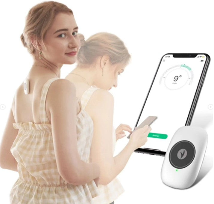 Intelligent Posture Vibration Reminder - Smart Sensor Strapless USB Rechargeable Posture Training Corrector