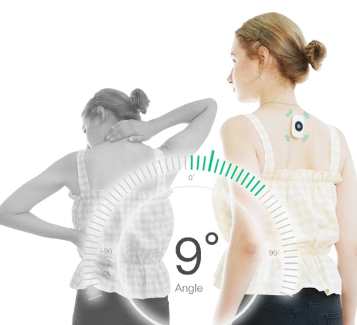 Intelligent Posture Vibration Reminder - Smart Sensor Strapless USB Rechargeable Posture Training Corrector