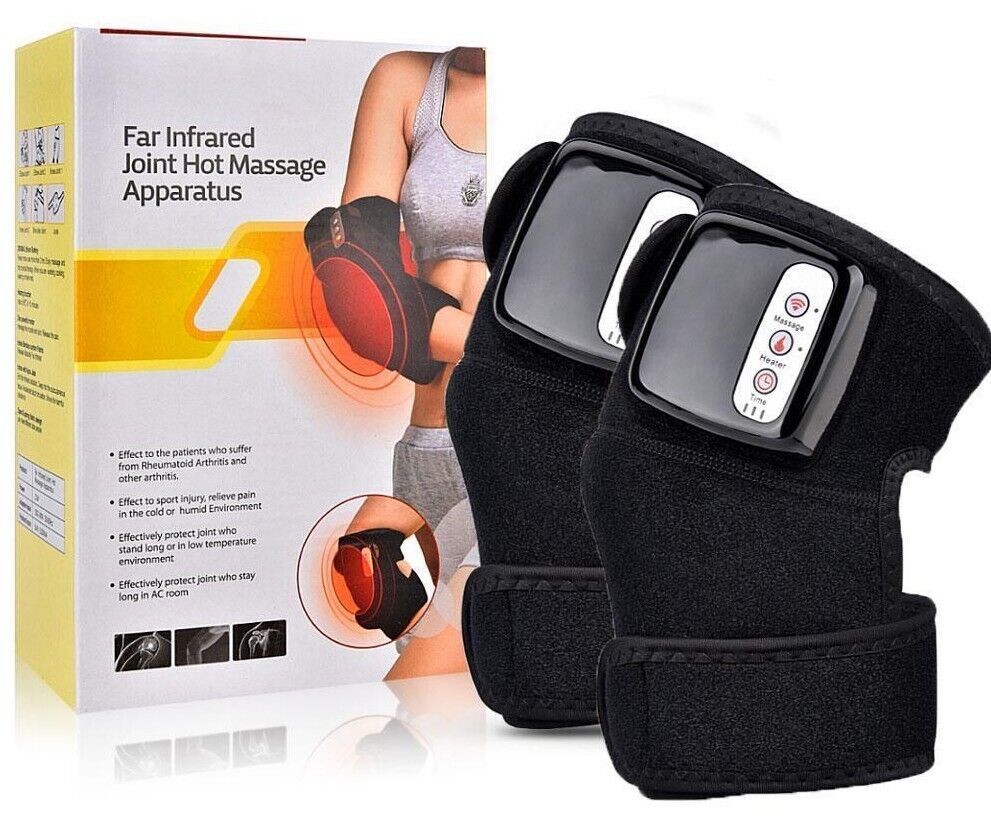 3in1 Electric Heating Knee Massager Far Infrared Joint Brace Support