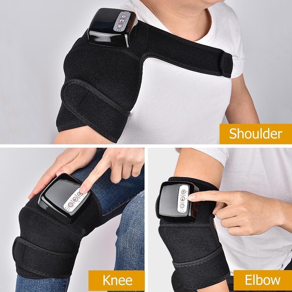 3in1 Electric Heating Knee Massager Far Infrared Joint Brace Support