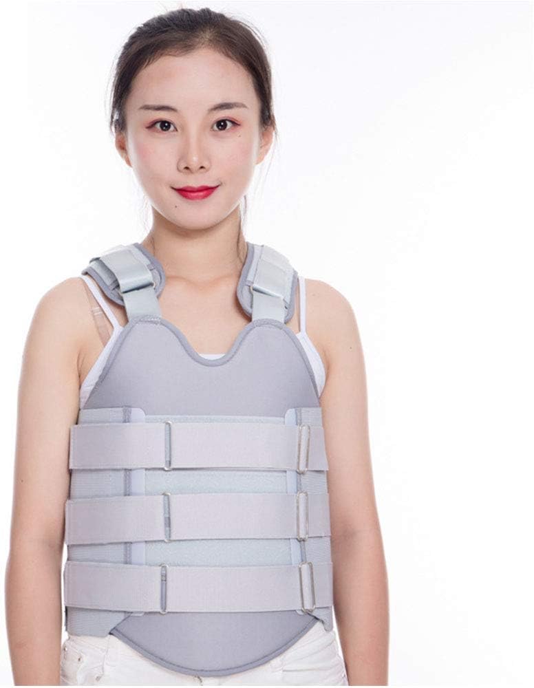 Thoracic Full Back Brace - Treat Kyphosis, Compression Fractures, Upper Spine Injuries, and Pre or Post Surgery with This Hard Lumbar Support