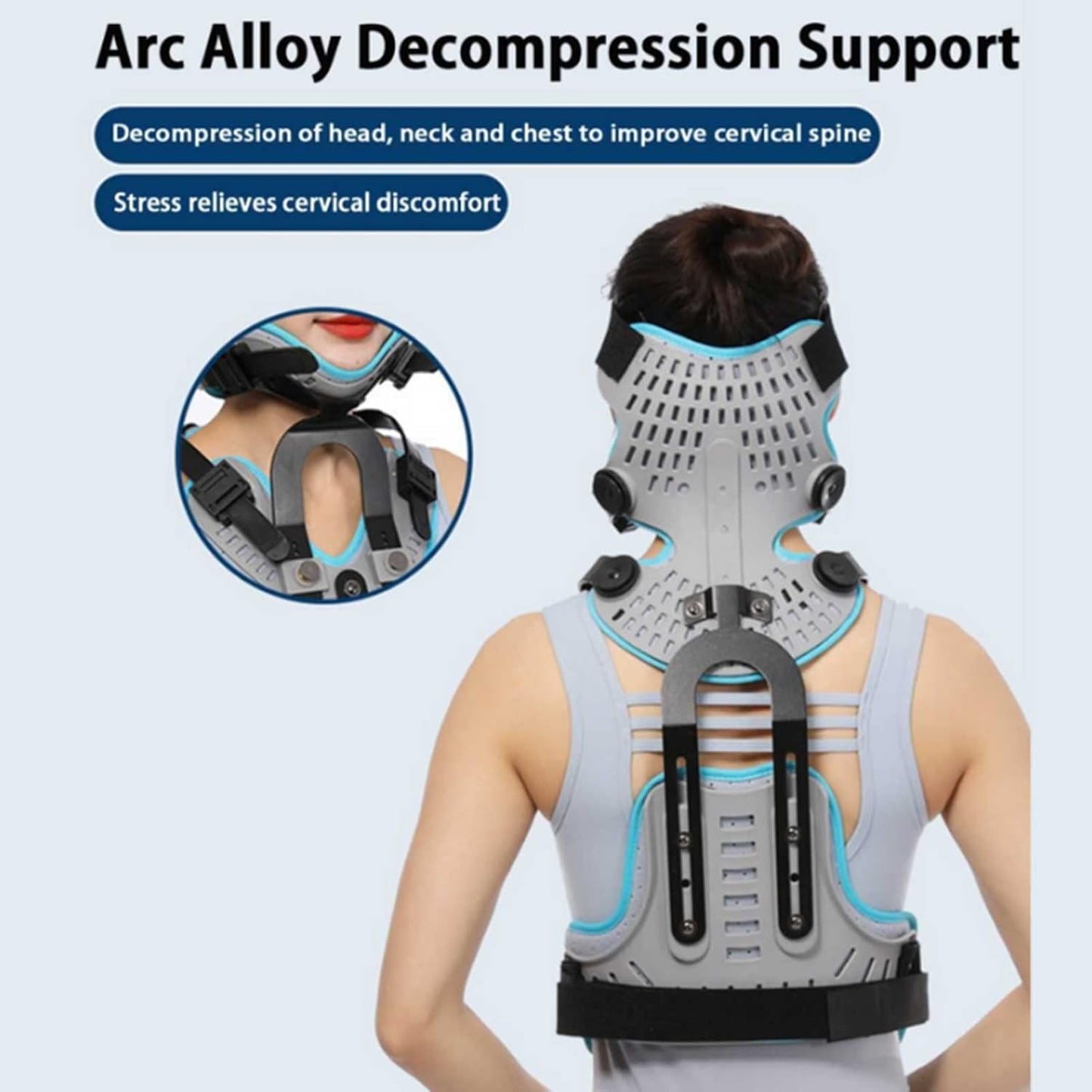 Adjustable Head Neck Chest Orthotics