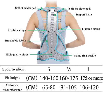 Spinal Fixation Adjustable Scoliosis Orthosis, Posture Corrector